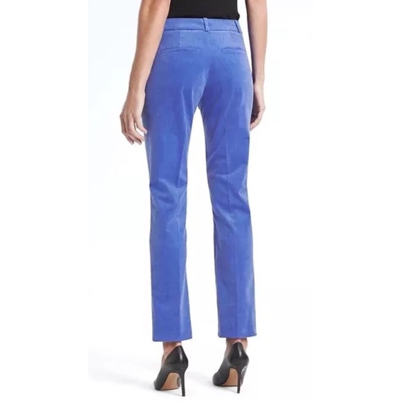NWT Banana Republic Blue Ryan Slim Straight-Fit Corduroy Pant Size 10 - Picture 2 of 15